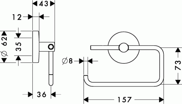 Logis Держатель для туалетной бумаги 40526000