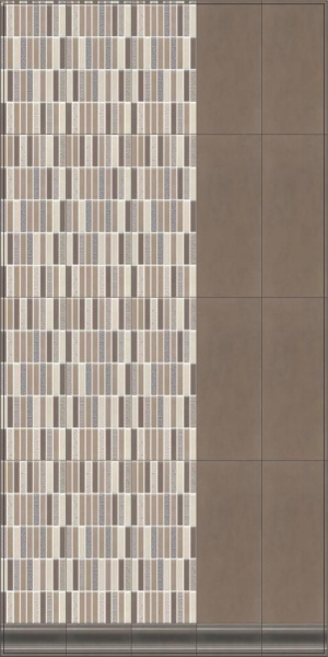 Бордюр Багет Kerama Marazzi Параллель беж светлый 20x5, BLB034