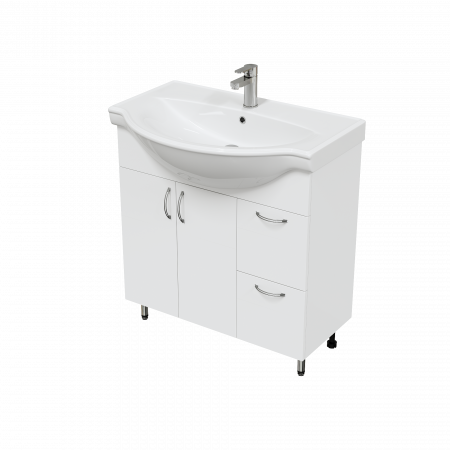 Тумба напольная Avanti DUO 80 с раковиной CLASSIC LUXE 80