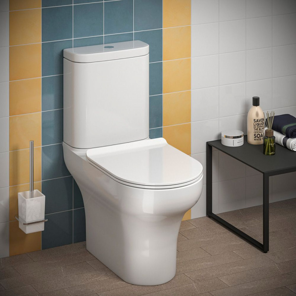 Унитаз-компакт Kerama Marazzi Buongiorno/Бонджорно с крепежом без сиденья, BG.wc.01