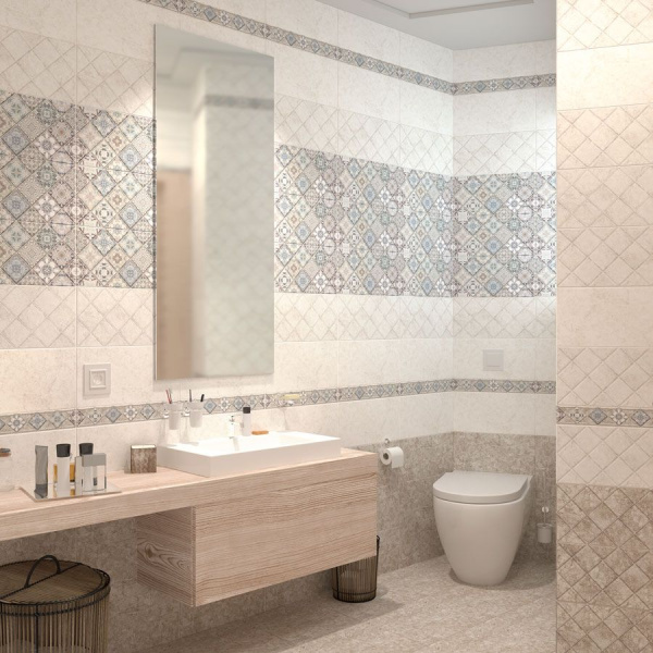 Керамическая плитка настенная Alma Ceramica рельефная Тревис / Trevis 249*500, TWU09TVS404
