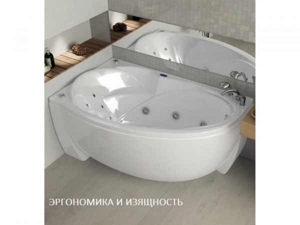 Ванна акриловая Aquatek Бетта 160*97 с фронтальной панелью