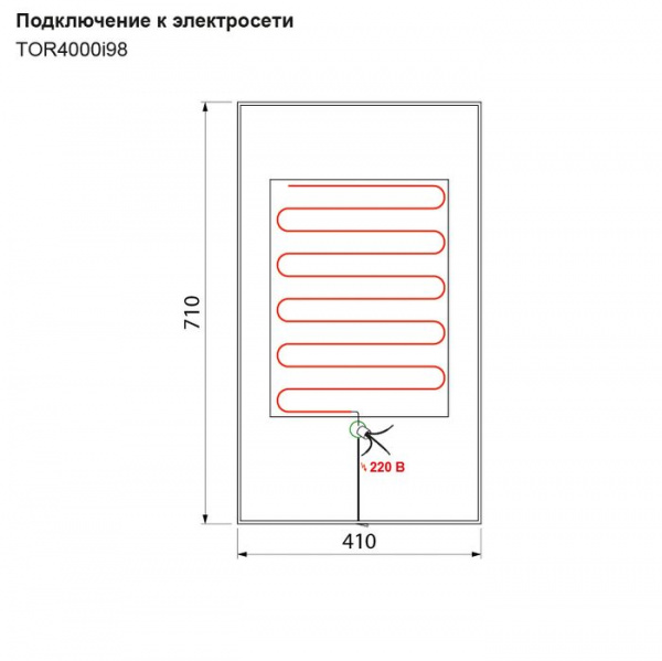 Зеркало IDDIS Torr 40, TOR4000i98