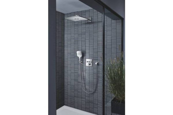 Ручной душ Grohe Rainshower SmartActive 130 Cube, хром, 26582000