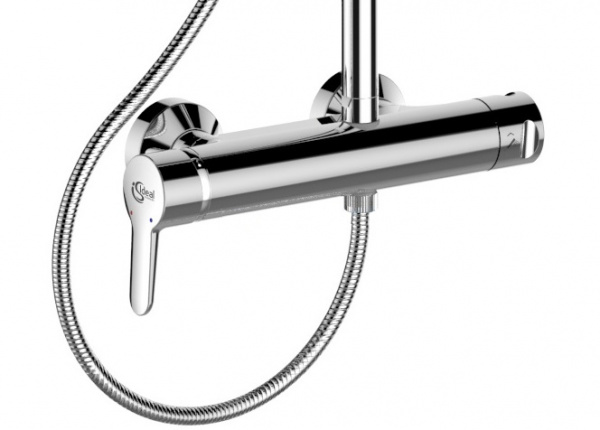 Душевая система Ideal Standard IDEALRAIN ECO SL, со смесителем для душа CONNECT, хром, B1098AA