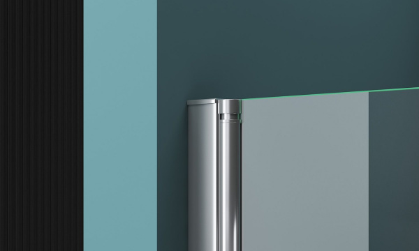 Душевая кабина BelBagno Albano 900x1000x1950, прозрачное стекло, хромированный профиль, ALBANO-ASH-1