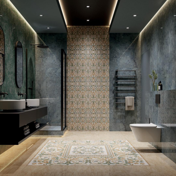 Декор Kerama Marazzi Эвора центр глянц 60х60, HGD\A518\SG6062RL