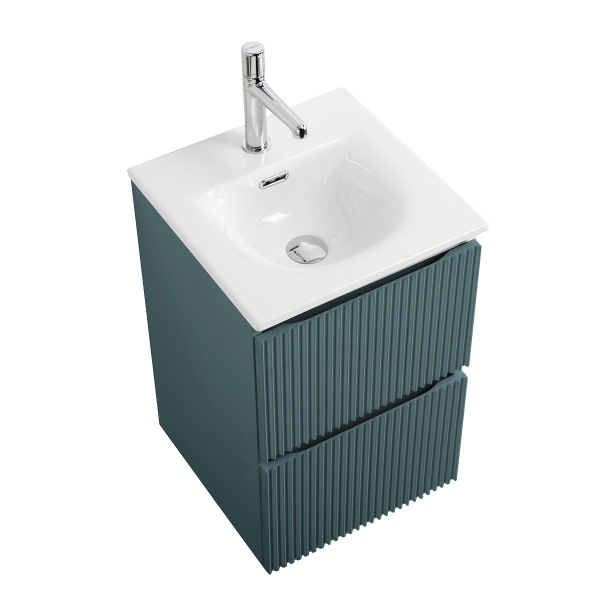 Тумба под раковину BelBagno UNO-MINI-400-2C-SO-AO, голубой матовый