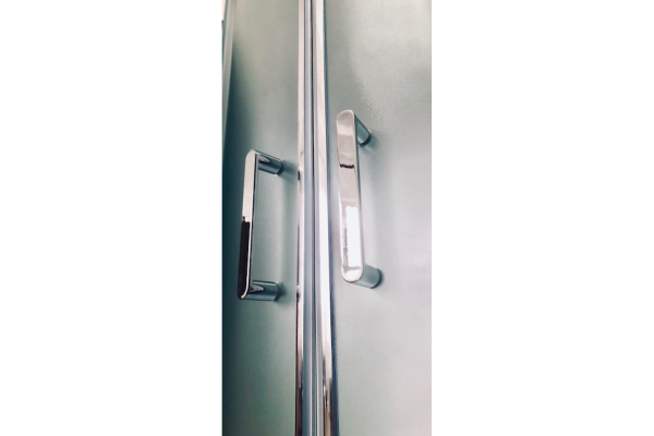 Душевая кабина Royal Bath 120х80х200, матовое стекло, хромированный профиль, левый, RB 8120BK-С-СН-L