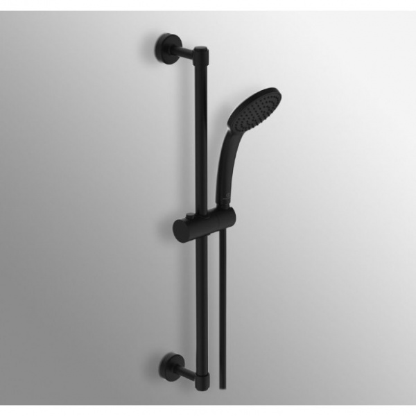 Душевой гарнитур Ideal Standart IDEALRAIN SOFT M1, черный, состоящий из: 1-функциональной душевой ле
