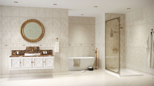 Керамическая плитка настенная Eurotile Ceramica MARBELIA (панель) 29,5х89,5, 662 MBM1BN