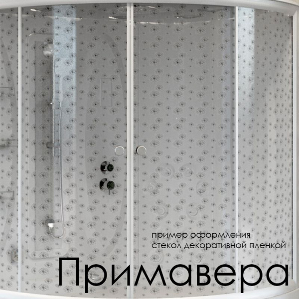 Декор на стекла душевого угла Radomir 90 квадратный, 1-64-0-0-0-118