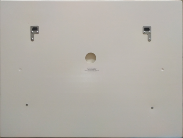 Зеркало прямоугольное Cersanit LED design pro 060 80 часы с подсветкой, KN-LU-LED060*80-p-Os