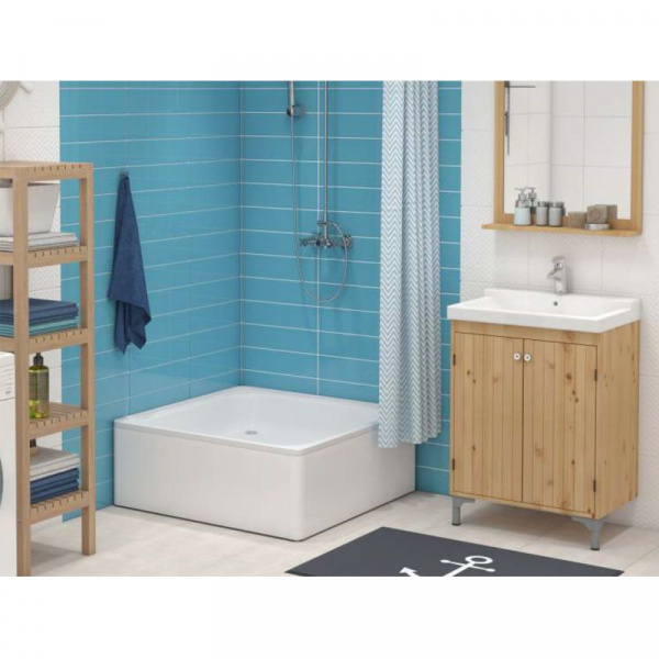 Поддон для душа стальной ВИЗ Antika 90x90х15 белый, АPS-90101