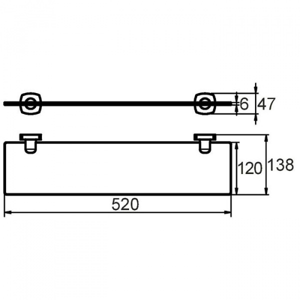 Полка Milardo Volga, VOLSMG0M44