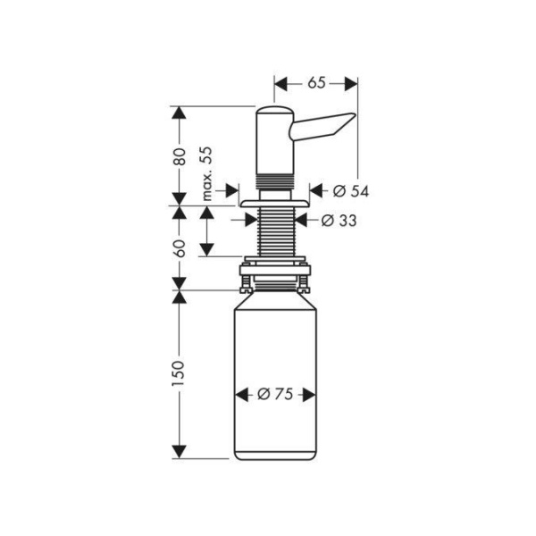 Дозатор для жидкого мыла Hansgrohe, 40418800