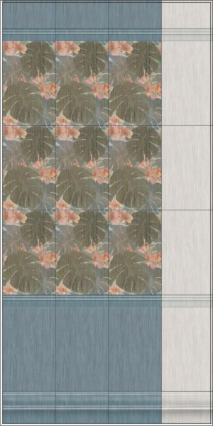 Плинтус Kerama Marazzi Пальмовый лес беж светлый 25x15 FMB017