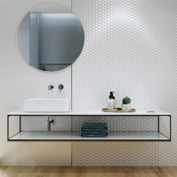 Мозаика декорация Meissen Keramik Ocean Romance  белый 28,1x29,3 ONR-WIN051
