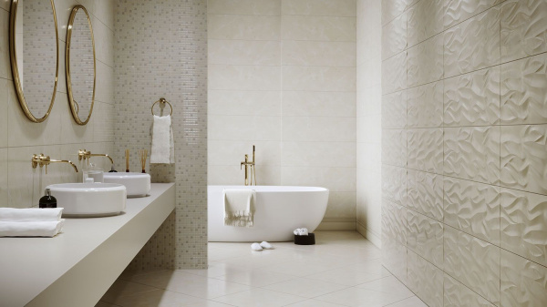 Керамическая плитка настенная Eurotile Ceramica MARBELIA (панель) 24,5х69,5, 666 MBS1BN