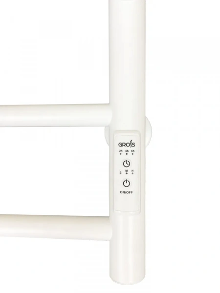 Полотенцесушитель электрический Grois Gamma GR-136 400х600 П6 White R