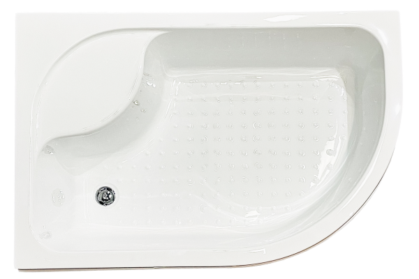 Душевая кабина Royal Bath 120х80х200, матовое стекло, белый профиль, левый, RB 8120BK-С-L