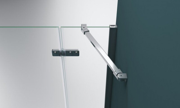 Душевая кабина BelBagno Kraft 1000x900x1950, прозрачн стекло, хром правый, KRAFT-AH-12-100/90-C-Cr-R