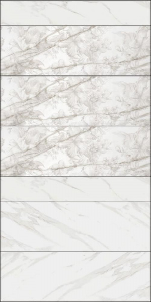 Декор Kerama Marazzi Прадо цветы 40x120, MLD\A110\14001R