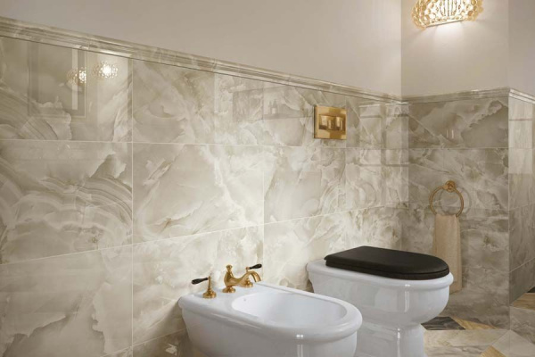 Керамогранит Atlas Concorde Supernova Onyx Honey Amber Lappato 59х59х1