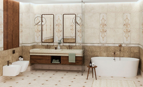 Бордюр Eurotile Ceramica ANIKA 291 12*30 (полоса)