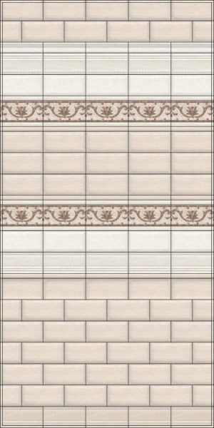 Плитка настенная Kerama Marazzi Олимпия 9,9х20 беж светлый грань 19044