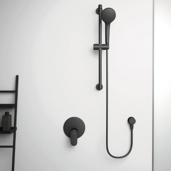Подключение для душевой лейки 1/2" Ideal Standard IDEALRAIN, цилиндрический дизайн, металлический, с