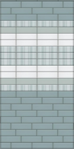 Плитка настенная Kerama Marazzi Аккорд зелёный грань 8,5х28,5 9012