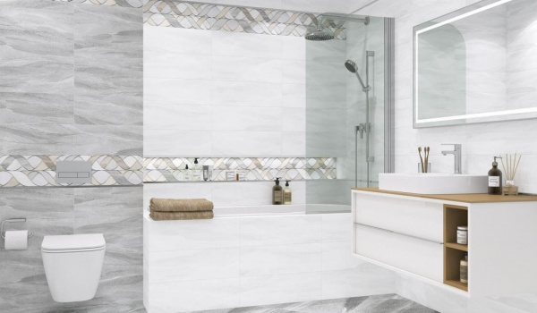 Декор Alma Ceramica Слэйт рок / Slate rock 200*600*8, DWU11SLR017
