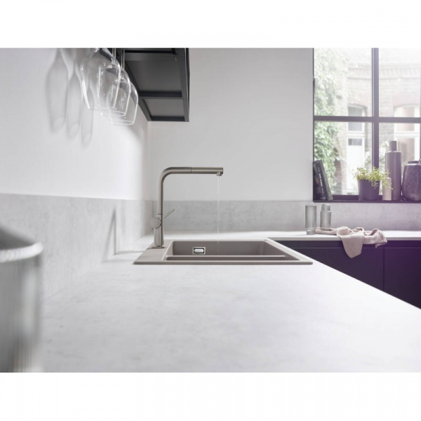 Смеситель для кухни Hansgrohe Talis M54 270 1 jetс, вытяжным изливом, Sbox 72809000