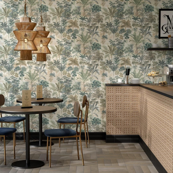 Обои виниловые Kerama Marazzi Оазис база, светлый бежевый, KM6207