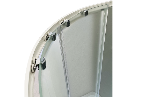 Душевая кабина Royal Bath 100х100х200, матовое стекло, белый профиль, RB 100BK-C
